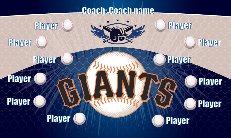 Giants- Baseball Banner