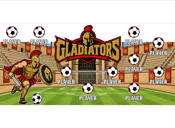 Gladiators Soccer Banner