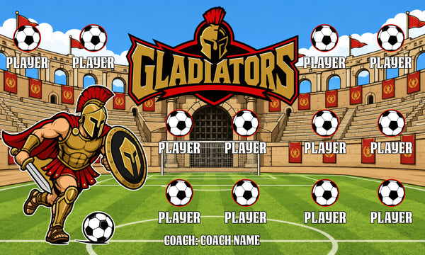 Gladiators 1 - Soccer Banner