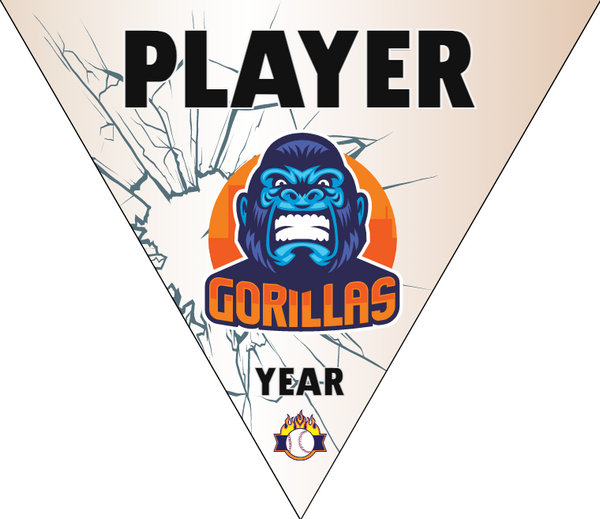 Gorillas - Triangle Softball Pennant