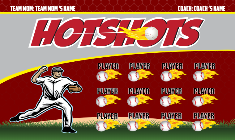 Hotshots - Baseball Banner