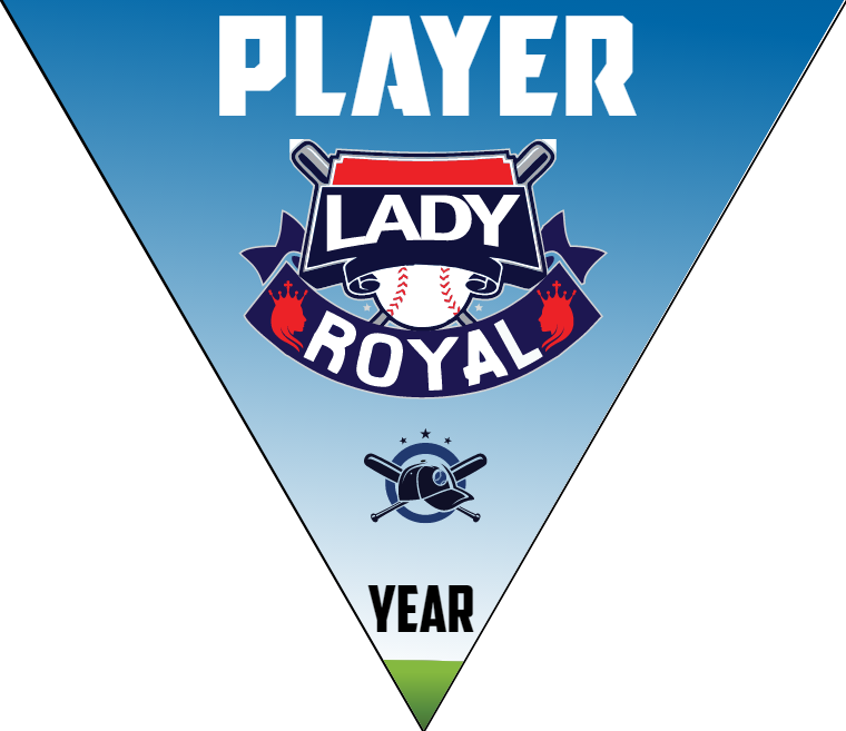 Lady Royal - Triangle Softball Pennant