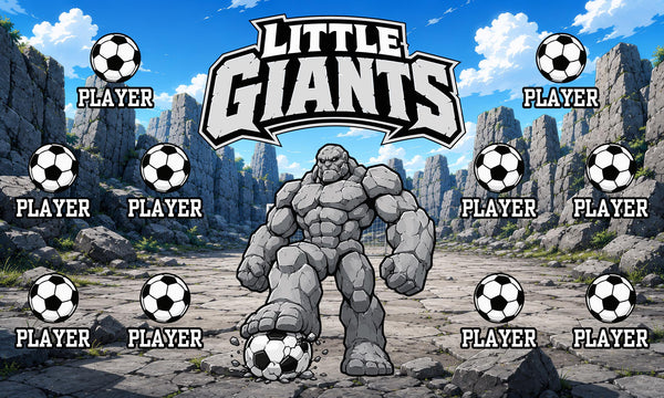 Little Giants - Soccer Banner
