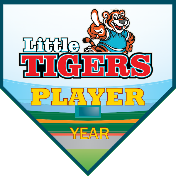Little Tigers 2 - Home Plate Softball Pennant