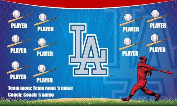 Los Angeles Dodgers - Baseball Banner