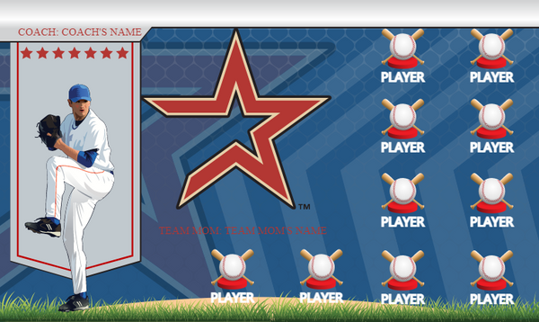 Louisiana Stars - Baseball Banner