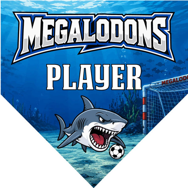 Megalodons  - Homeplate Soccer Pennant