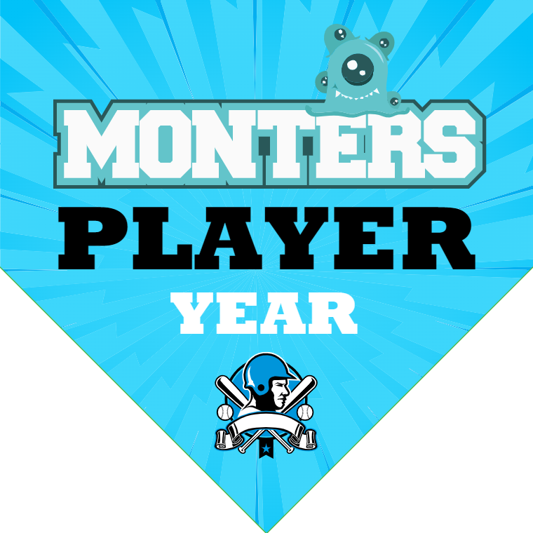 Monters - Home Plate Softball Pennant