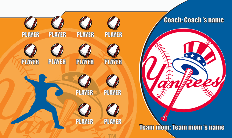 New York Yankees 3 - Baseball Banner