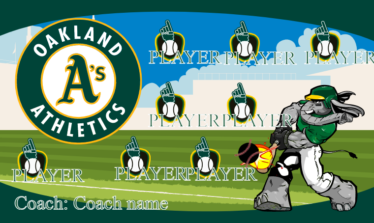 Oakland Athletics - Baseball Banner