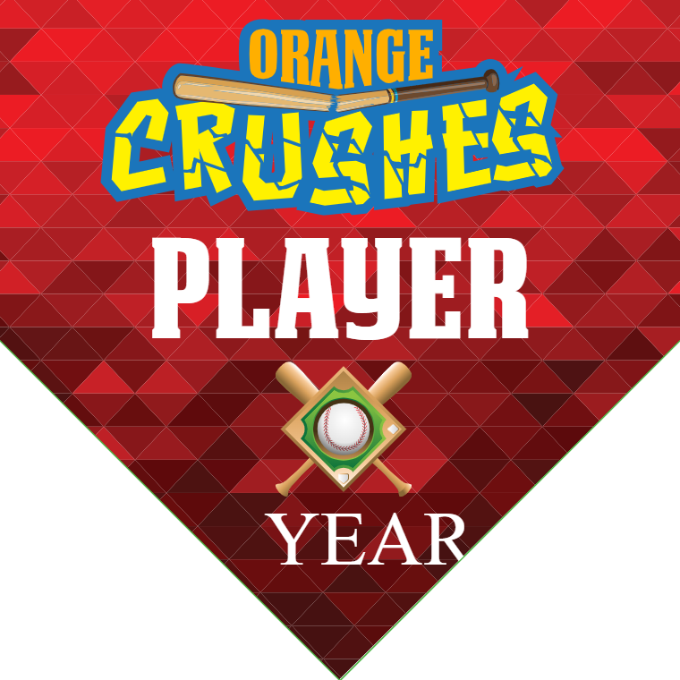 Orange Crushes - Home Plate Softball Pennant