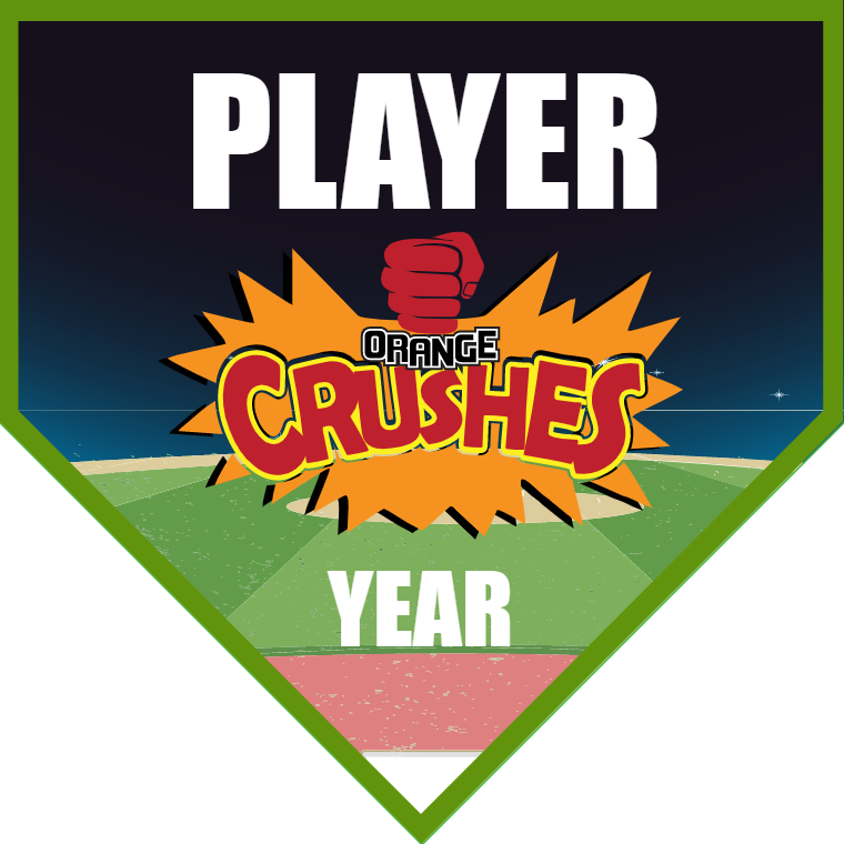 Orange Crushes 2 - Home Plate Softball Pennant