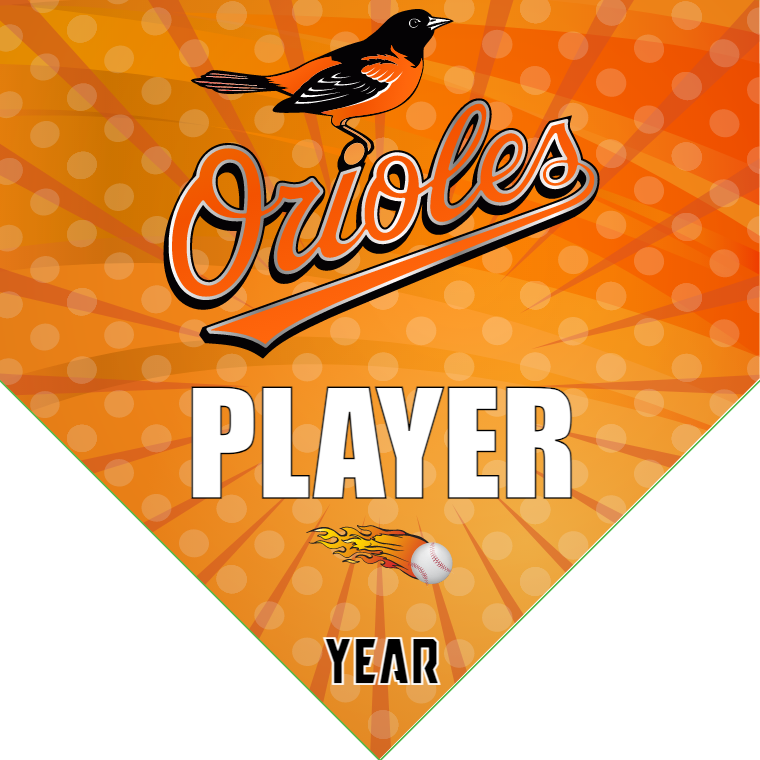 Orioles 7 - Home Baseball Banners