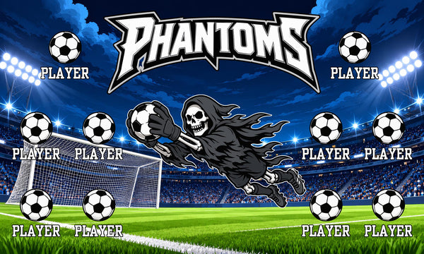 Phantoms - Soccer Banner