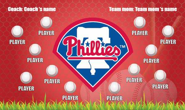 Philadelphia Phillies - Baseball Banner