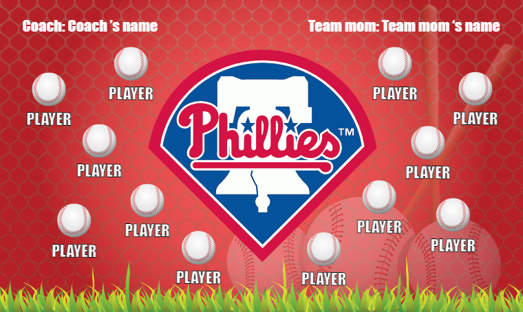 Philadelphia Phillies - Baseball Banner