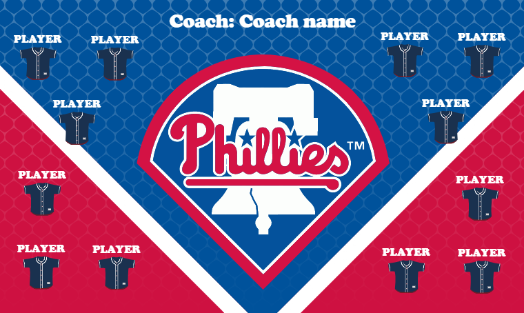 Phillies 2 - Baseball Banner