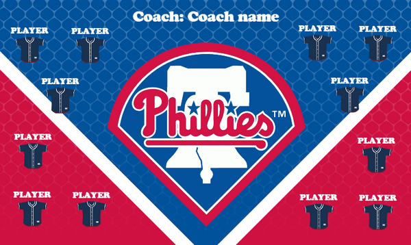 Phillies 2 - Baseball Banner