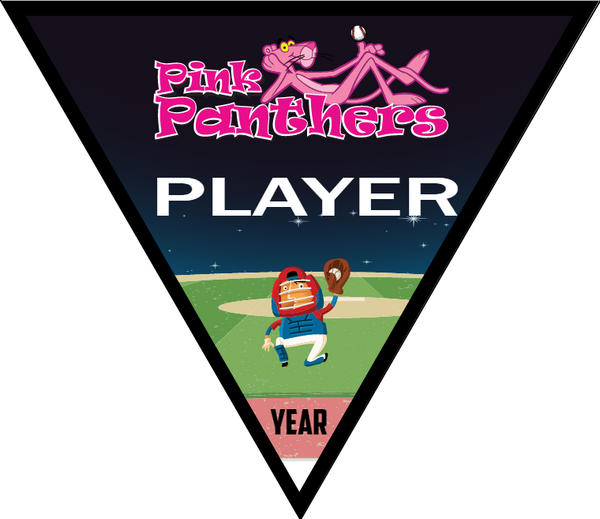 Pink Panthers - Triangle Softball Pennant