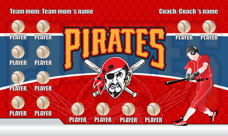 Pirates 4 - Baseball Banner