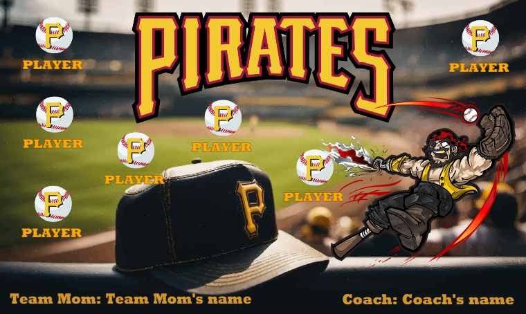 Pirates 5 - Baseball Banner