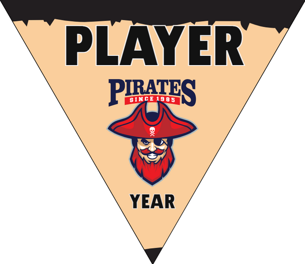 Pirates - Triangle Softball Pennant