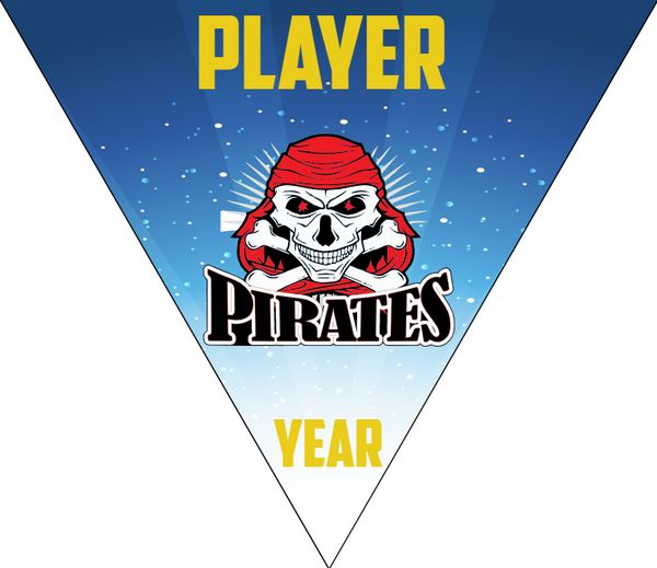 Pirates 4 - Triangle Softball Pennant