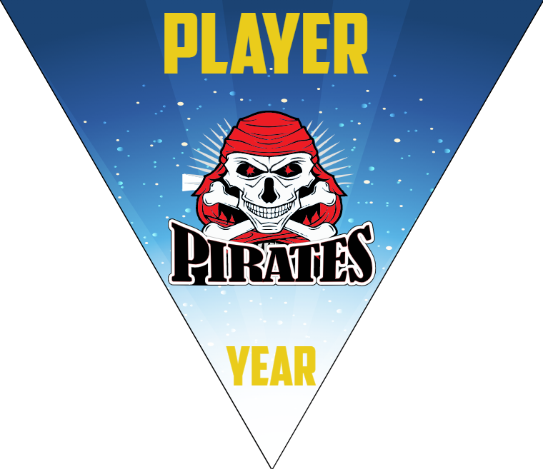 Pirates 4 - Triangle Softball Pennant