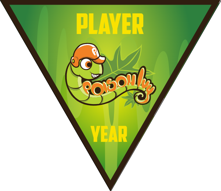 Poison Ivy - Triangle Softball Pennant