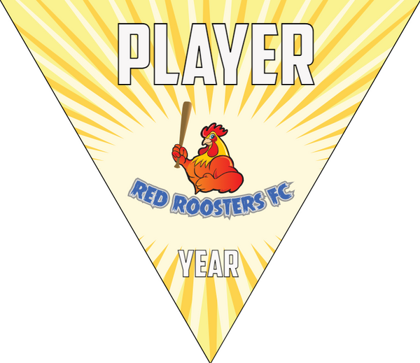 Red Roosters FC - Triangle Softball Pennant