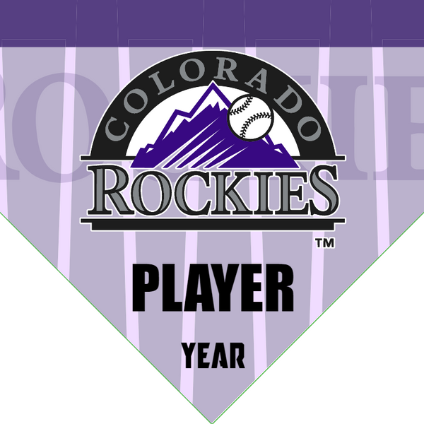 Rockies 6 - Home Baseball Banners