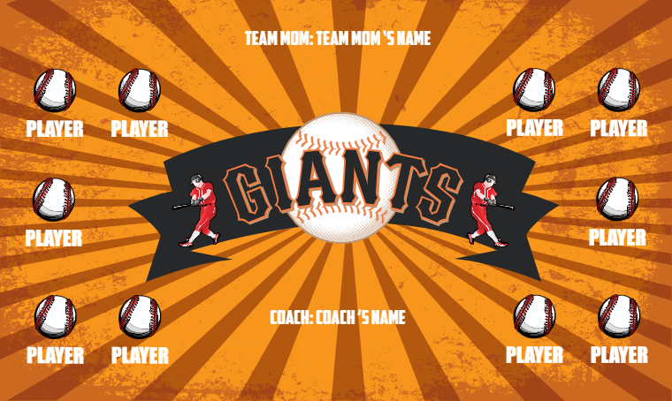 San Francisco Giants 7 - Baseball Banner