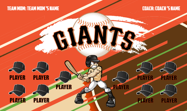 San Francisco Giants 8 - Baseball Banner
