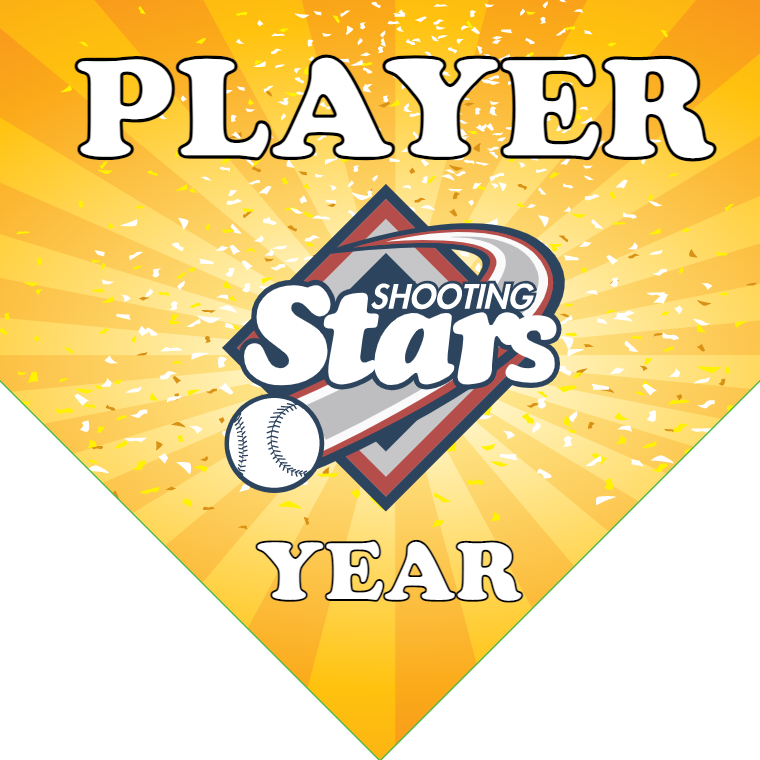 Shooting Stars - Home Plate Softball Pennant