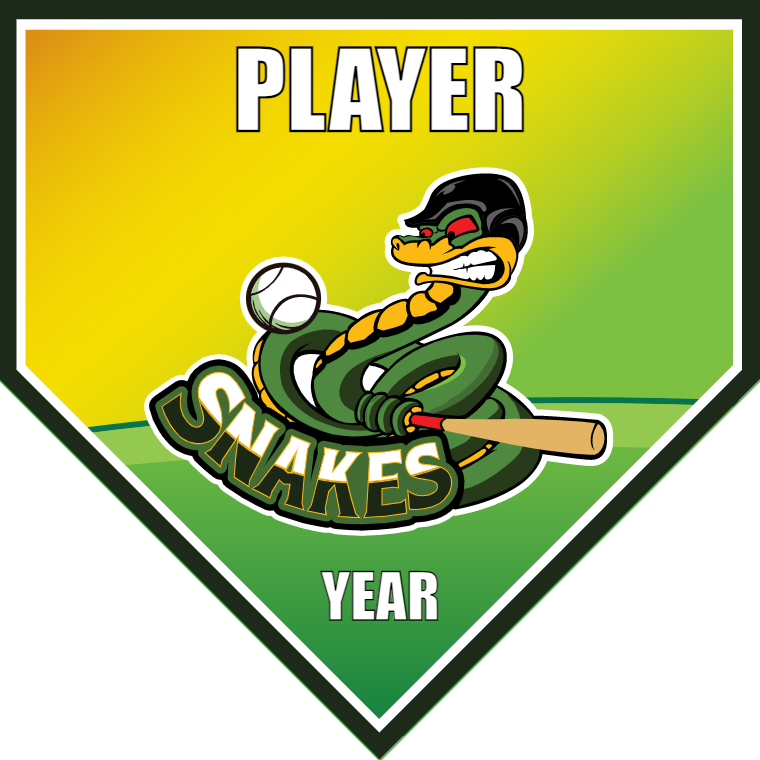 Snakes - Home Plate Softball Pennant