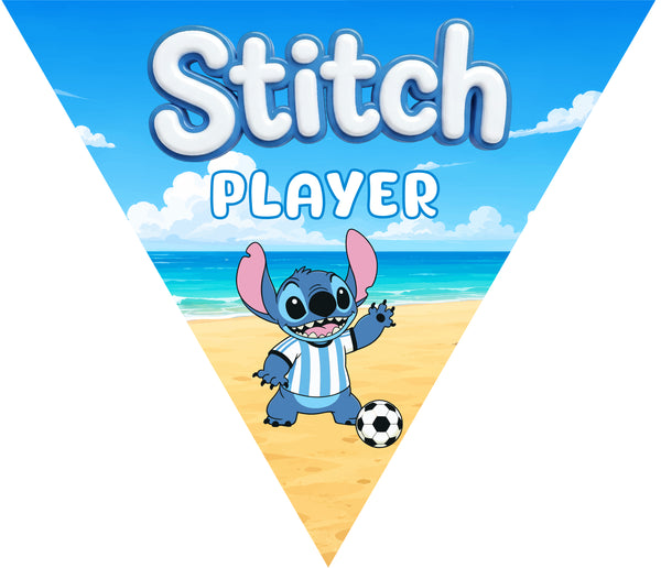 Stitch - Triangle Soccer Banners
