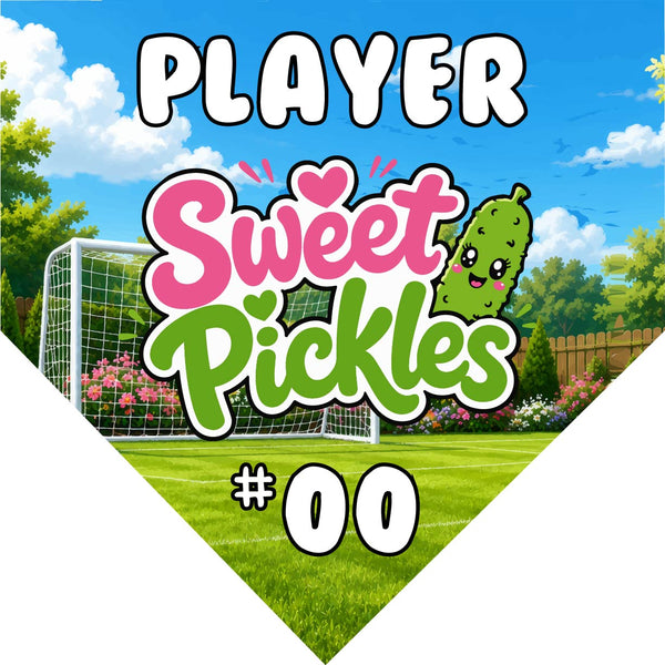 Sweet Pickles - Homeplate Soccer Pennant