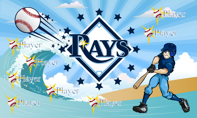 Tampa Bay Rays - Baseball Banner