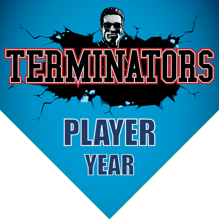 Terminators - Home Plate Softball Pennant