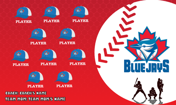 Toronto Blue Jays 5 - Baseball Banner