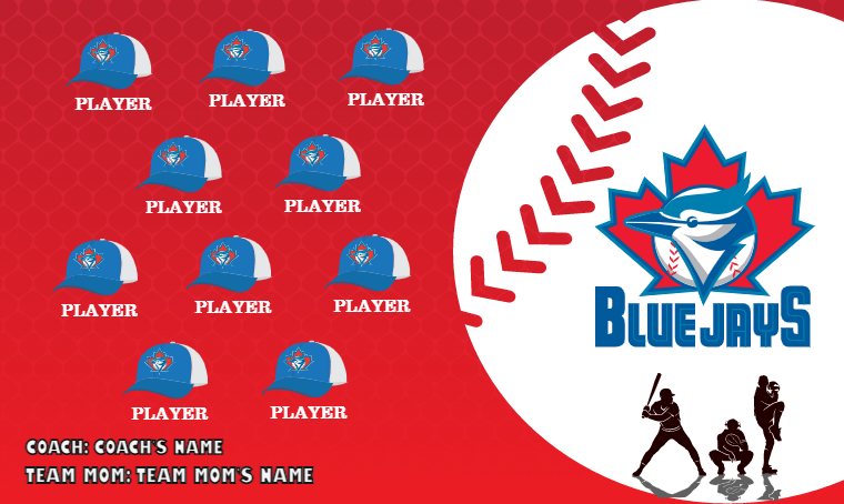 Toronto Blue Jays 5 - Baseball Banner