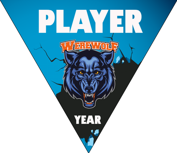 Werewolf - Triangle Softball Pennant