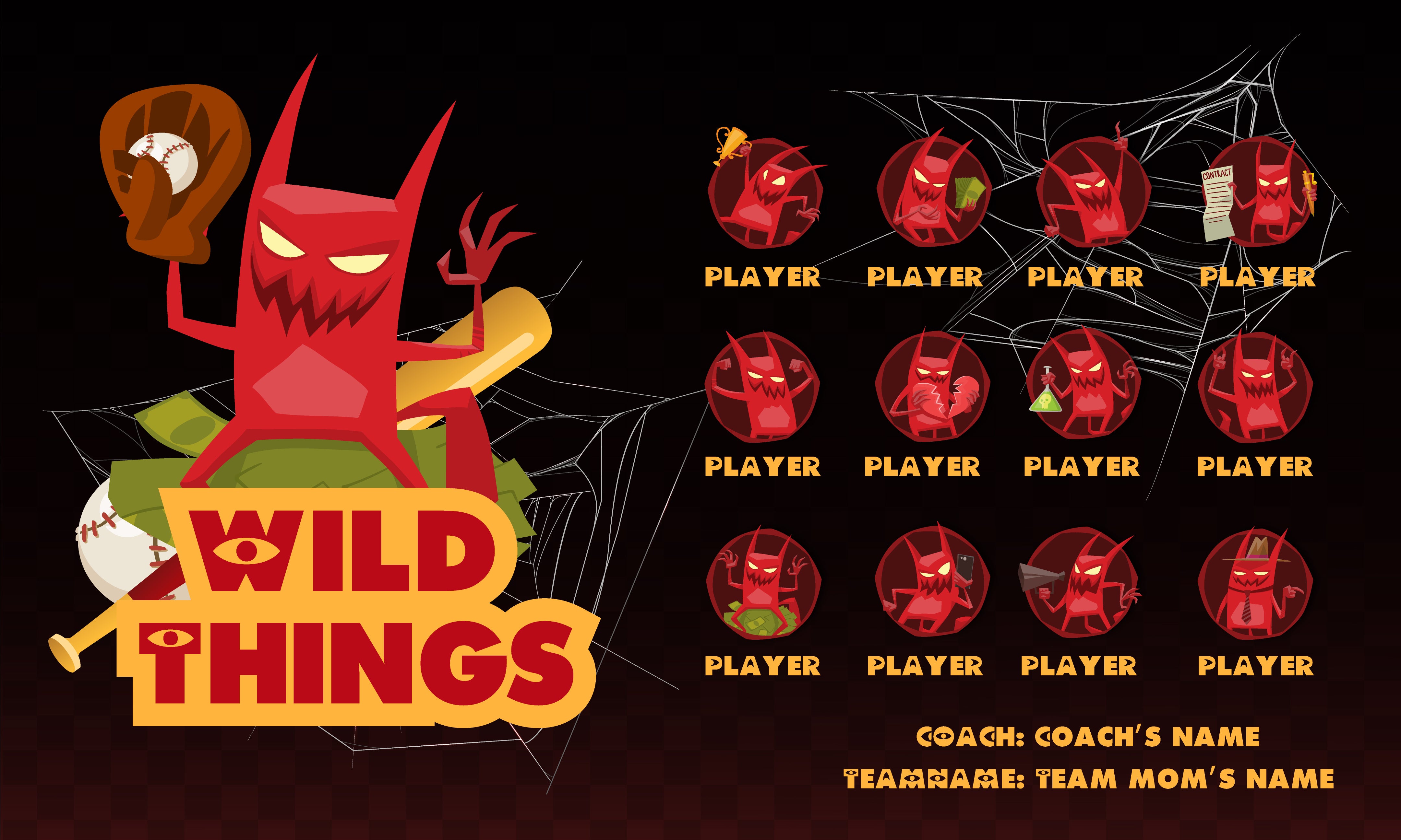 Wild Things 2 - Softball Banner